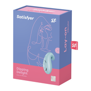 Satisfyer - Dipping Delight - Clitoris Vibrator - Lichtblauw-Erotiekvoordeel.nl