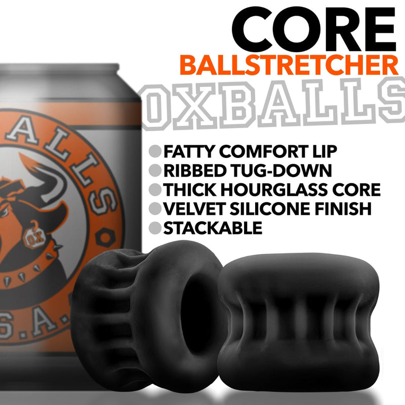 Oxballs - Core - Ballstretcher - Black Ice-Erotiekvoordeel.nl