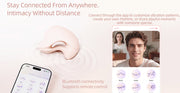 Zalo - Mochi - Clitoris Vibrator met twee koppen - App Control - Sakura Pink-Erotiekvoordeel.nl