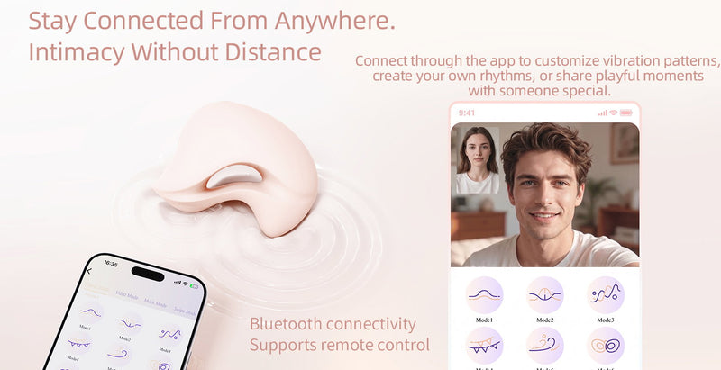 Zalo - Mochi - Clitoris Vibrator met twee koppen - App Control - Sakura Pink-Erotiekvoordeel.nl