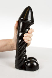Dinoo - Irritator - Dildo - 29 x 7,6 cm - Zwart-Erotiekvoordeel.nl