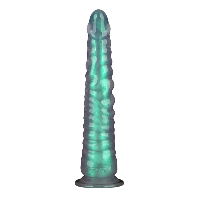 LoveToy - Opal Pearl Sheen - Gote Dildo - 32,5 cm – Groen-Erotiekvoordeel.nl