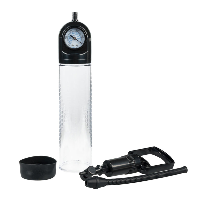 Essentials - Penis Pomp - 31 cm - Met Drukmeter-Erotiekvoordeel.nl