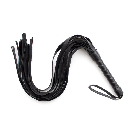Smart Moves - Eenvoudige Flogger - PU Leer - 45 cm - Zwart-Erotiekvoordeel.nl