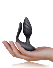 Rocks-off - Cocktail - Partner Vibrator Met Afstandsbediening - Zwart-Erotiekvoordeel.nl