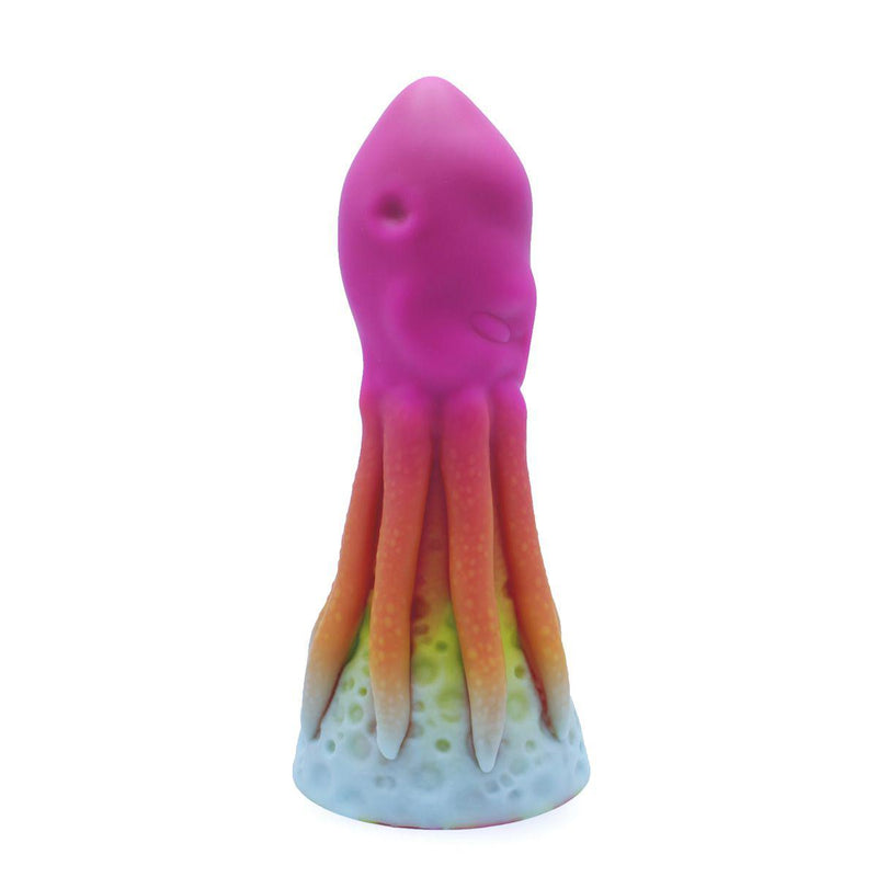 Kiotos Monstar - XXL Dildo Beast No. 54 - Roze/oranje/Wit-Erotiekvoordeel.nl