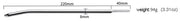 Fixxx - Urethrale Dilator - Lengte 22 cm - Zilver-Erotiekvoordeel.nl