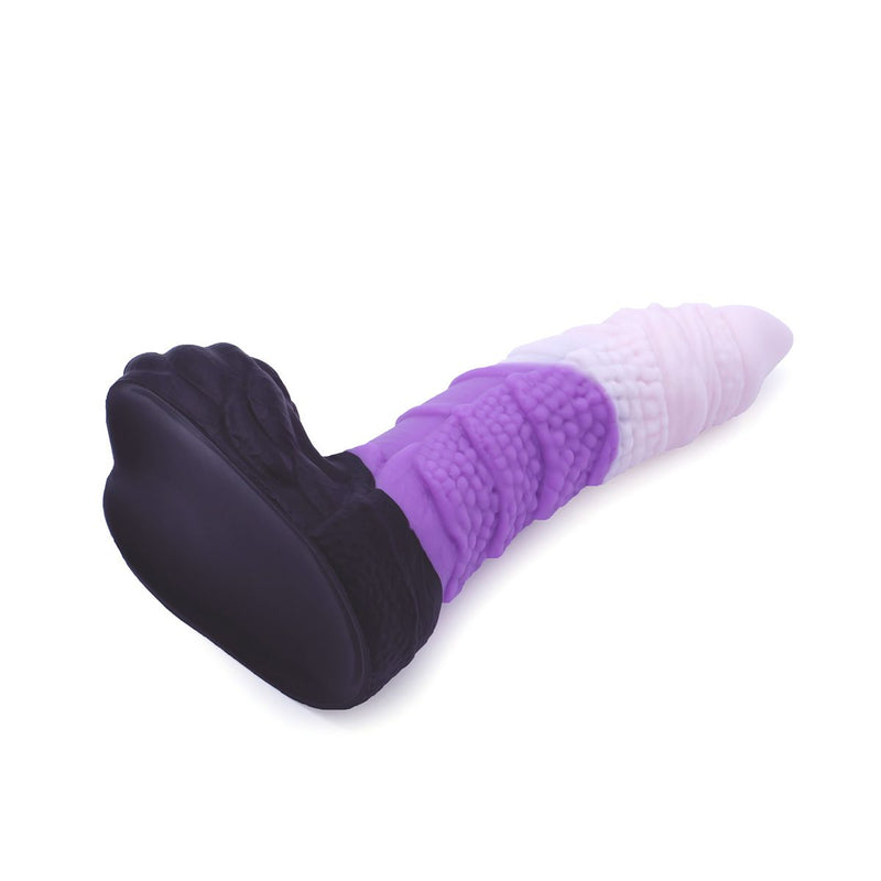 Kiotos Monstar - XXL Dildo Beast No. 53 - Paars/Zwart/Wit-Erotiekvoordeel.nl