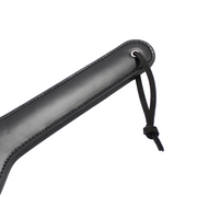 Smart Moves - Lepelvormige Paddle - 31 cm - PU Leer - Zwart-Erotiekvoordeel.nl