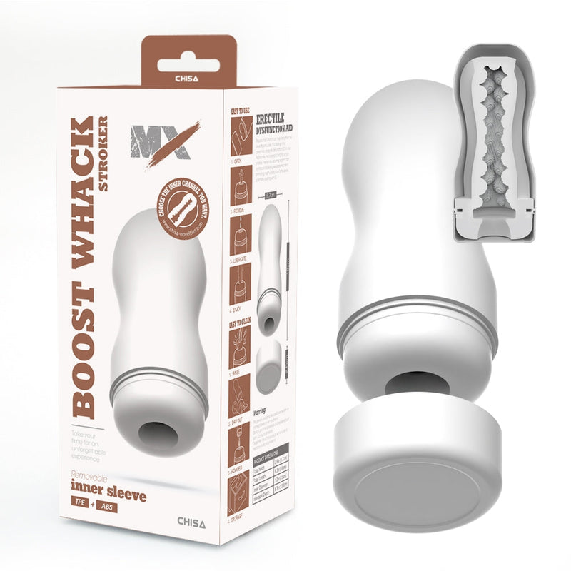 Chisa - Boost Whack - Stroker Masturbator - Wit-Erotiekvoordeel.nl