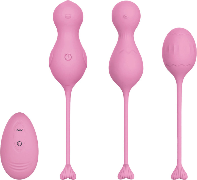 Limitless - KB1 - Vibrerende Vagina Balletjes Set - Roze-Erotiekvoordeel.nl
