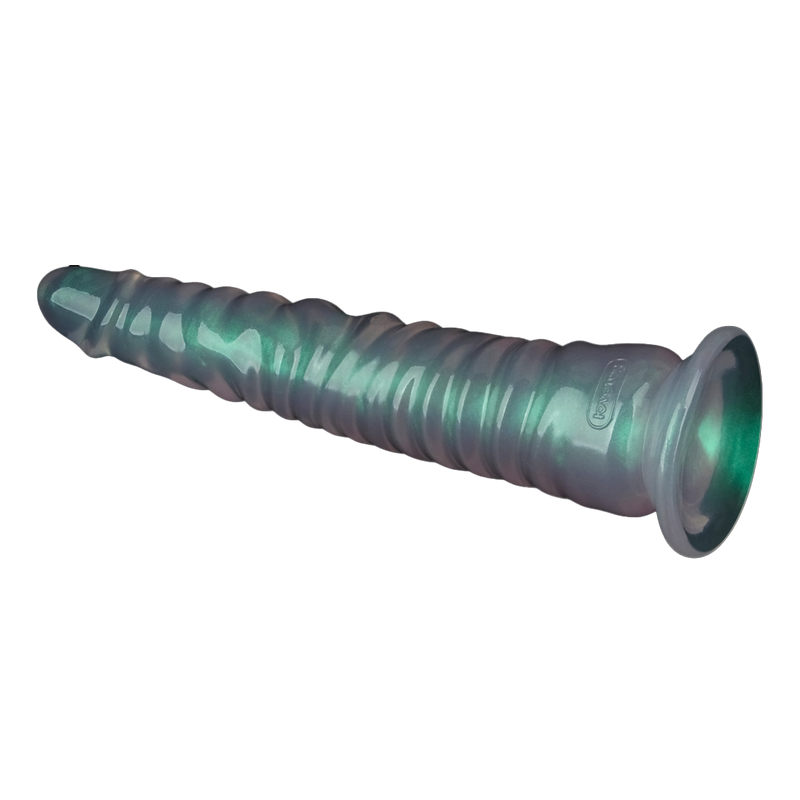 LoveToy - Opal Pearl Sheen - Gote Dildo - 32,5 cm – Groen-Erotiekvoordeel.nl