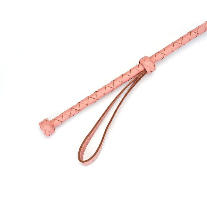 Liebe Seele - Pink Dream Riding Crop - Paardrijzweepje Leer - Roze-Erotiekvoordeel.nl