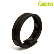 Brutus - Neopreen Cockstrap - Verstelbaar met drukknopen - Zwart-Erotiekvoordeel.nl