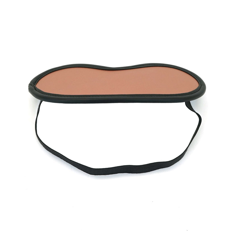 Liebe Seele - Rose Gold Memory Exclusieve Leren blinddoek Met pluche voering - Rosé Goud-Erotiekvoordeel.nl