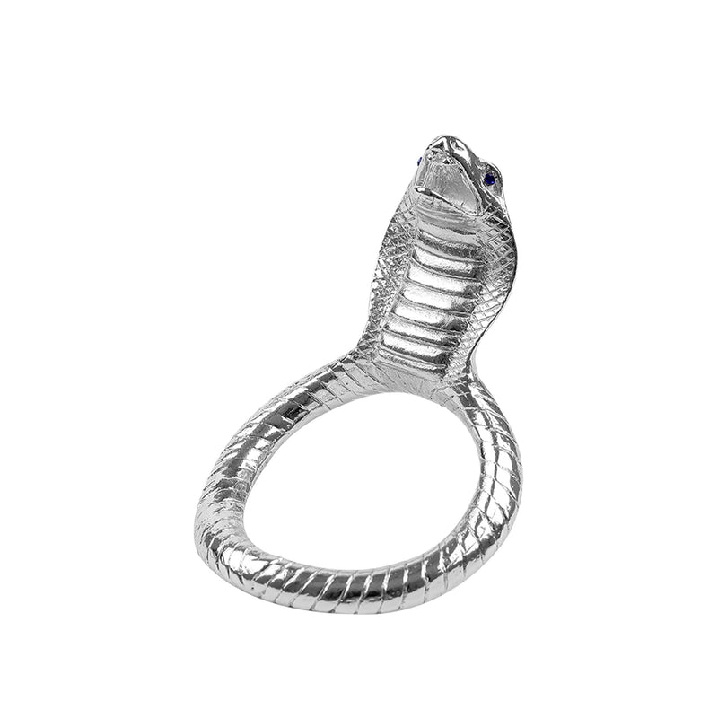 Fixxx - Cobra Head Cockring - Zilver - Binnendiameter 50 mm-Erotiekvoordeel.nl