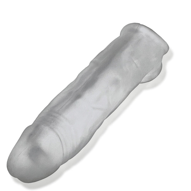 Oxballs - Dicker - Ultra-Slim Penis Sleeve - Clear Ice-Erotiekvoordeel.nl