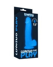 LoveToy - Lumino Play - Dildo - 19 cm - Glow In The Dark-Erotiekvoordeel.nl