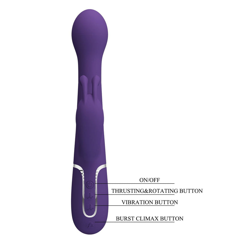 Pretty Love - Dejon - Rabbit Vibrator - Paars-Erotiekvoordeel.nl