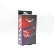 Fixxx - Rode Lippen Ring Gag - Rood/Zwart-Erotiekvoordeel.nl