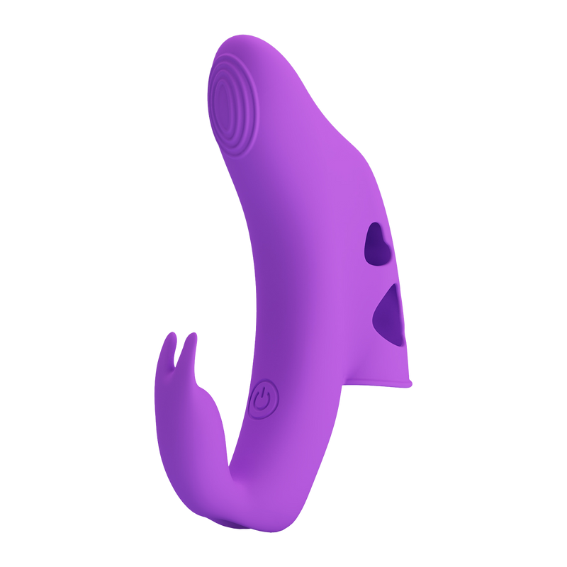 Pretty Love - Yenna - Krachtige Vinger Vibrator - Paars-Erotiekvoordeel.nl