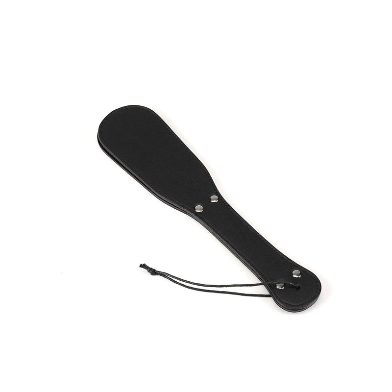 Liebe Seele - Black Bond - Bonded Leren Paddle - Eco-vriendelijk - Zwart-Erotiekvoordeel.nl