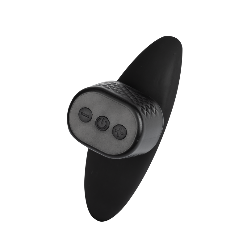 Rimba Electro Play - E-Stim Anaal Plug - E-Stim Prostaat Plug - Bi-Polair - Zwart-Erotiekvoordeel.nl