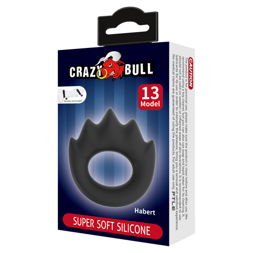 Crazy Bull - Habert - Cockring - Model 13 - Zwart-Erotiekvoordeel.nl