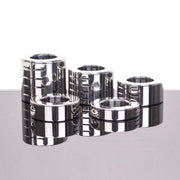 Kiotos - Ballstretcher RVS Met Groeven Scharnierend 14 mm Hoog Ø 35 mm-Erotiekvoordeel.nl