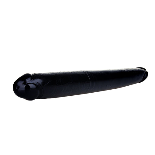 Being Fetish - Dubbele Dildo - Kunstrubber - 40,5 cm - Zwart-Erotiekvoordeel.nl