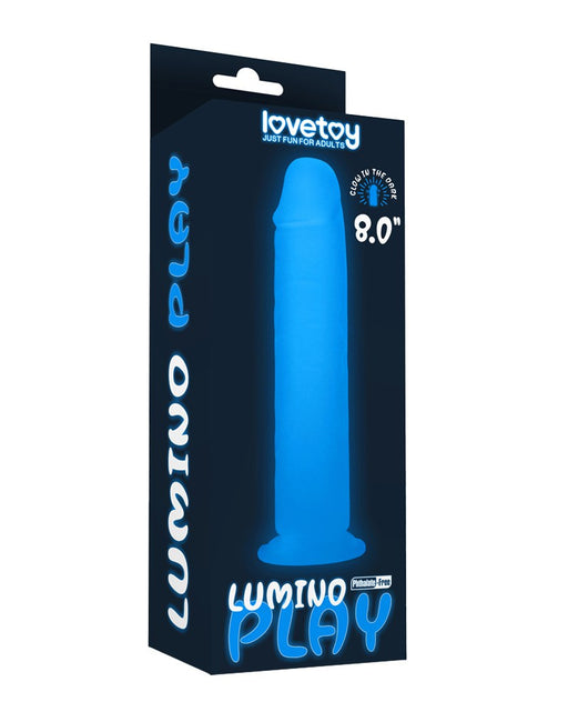 LoveToy - Lumino Play - Dildo - 21 cm - Glow In The Dark-Erotiekvoordeel.nl