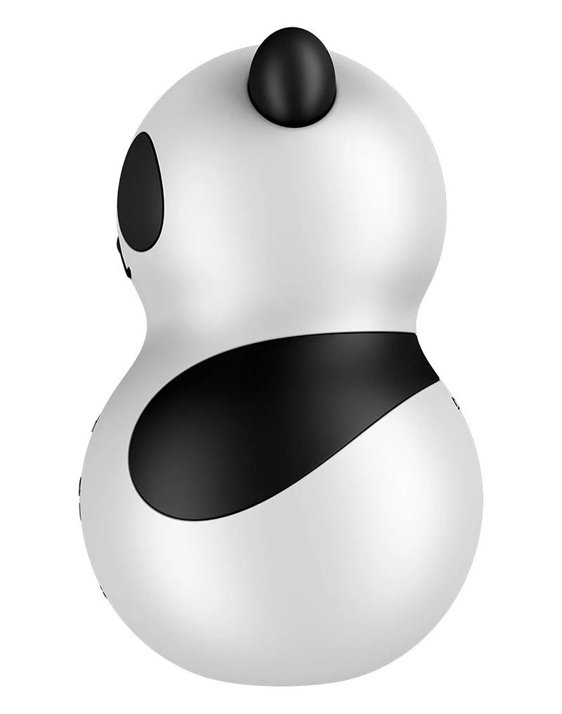 Satisfyer - Pocket Panda - Dubbele Air Pulse Vibrator - Zwart/Wit-Erotiekvoordeel.nl