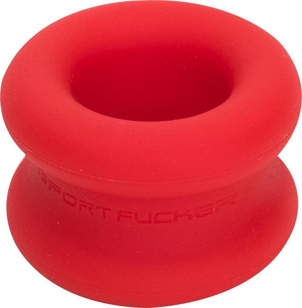 Sport Fucker - Muscle Ball Stretcher - Siliconen - Rood-Erotiekvoordeel.nl