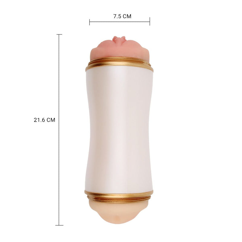 Chisa - MX Sexual Stroker Pussy & Mouth Masturbation Cup Masturbator-Erotiekvoordeel.nl