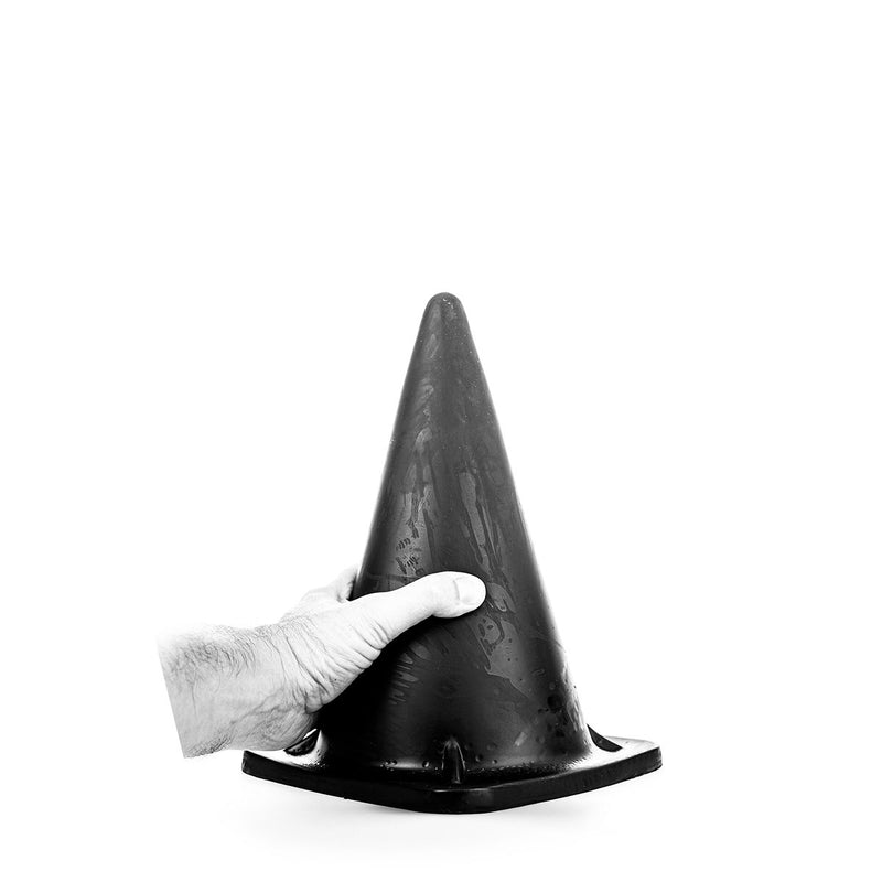 All Black - Prisma Buttplug 30 x 18 cm - Zwart-Erotiekvoordeel.nl