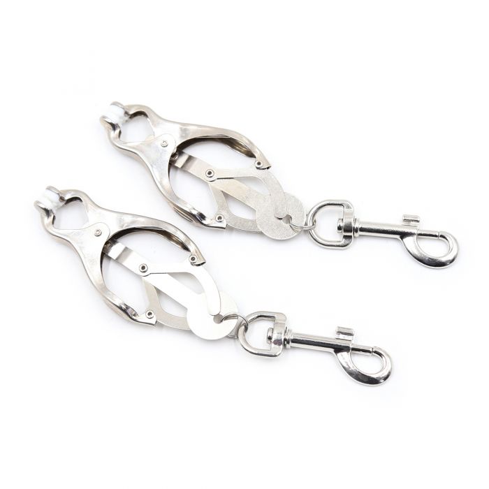 Kiotos - Japanse Clover Tepelklemmen Met Snap Hooks-Erotiekvoordeel.nl