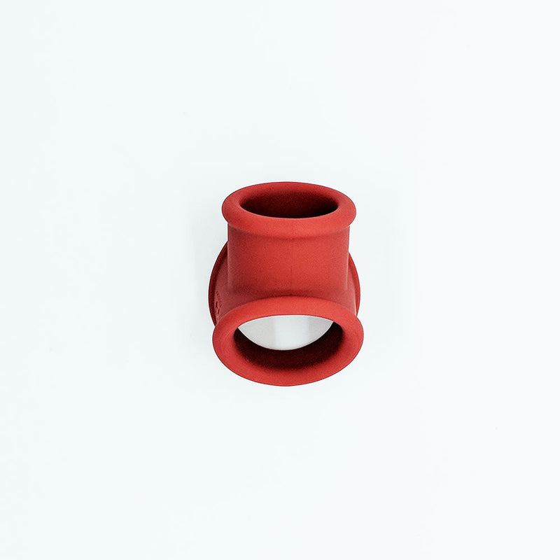 Sport Fucker - Siliconen Cock Tube - Cockring en Ballstretcher - Rood-Erotiekvoordeel.nl