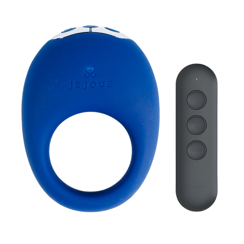 Je Joue - Mio - Vibrerende Cockring met Afstandsbediening - Blauw