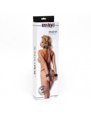 Rimba - BDSM Spreader bar Met Leren handboeien En collar-Erotiekvoordeel.nl