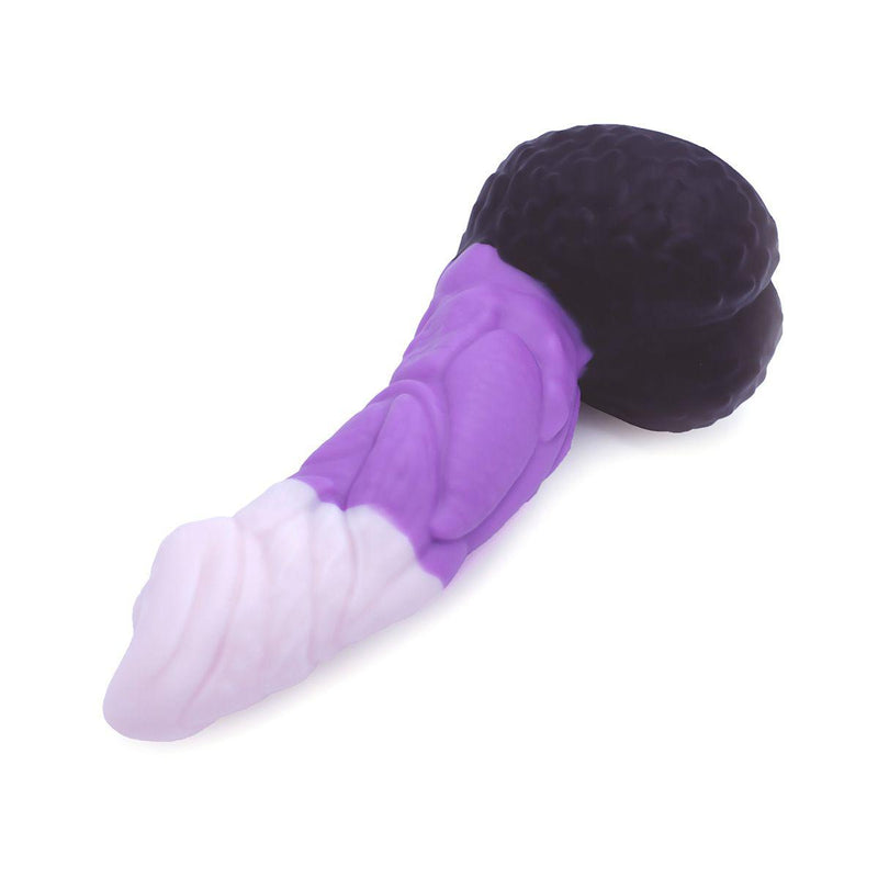 Kiotos Monstar - Dildo Beast No. 50 - Paars/Wit/Zwart-Erotiekvoordeel.nl