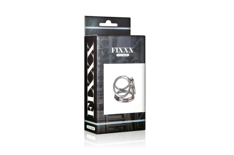 Fixxx Triple Cockring – Krachtige RVS Ondersteuning voor Maximale Stimulatie-Erotiekvoordeel.nl