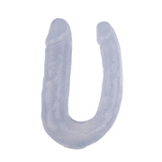 Chisa - Hi-Rubber Dubbele Dildo - 33 cm - Transparant-Erotiekvoordeel.nl
