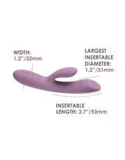 Svakom - Trysta Neo - Interactieve Rabbit Vibrator met G-Spot Balletje - Pink-Erotiekvoordeel.nl