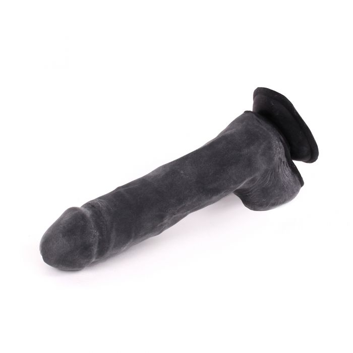 Kiotos Cox - Black Dildo Met Zuignap die echt aanvoelt 22,5 x 5 cm - Zwart-Erotiekvoordeel.nl