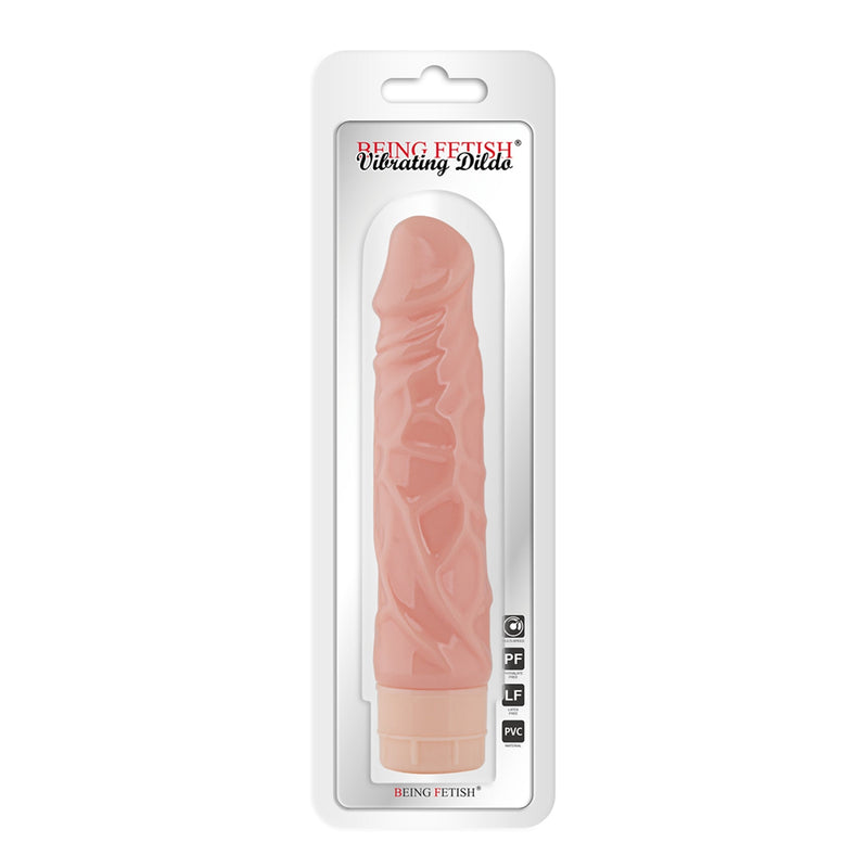 Being Fetish - Vibrerende Dildo - 19,8 cm – Lichte huidskleur-Erotiekvoordeel.nl
