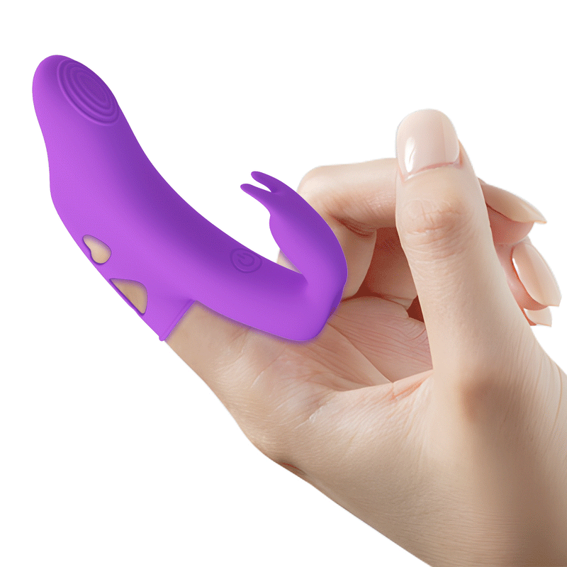 Pretty Love - Yenna - Krachtige Vinger Vibrator - Paars-Erotiekvoordeel.nl