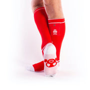 Brutus - Gas Mask Party Voetbalsokken met Zakje - Rood/Wit-Erotiekvoordeel.nl