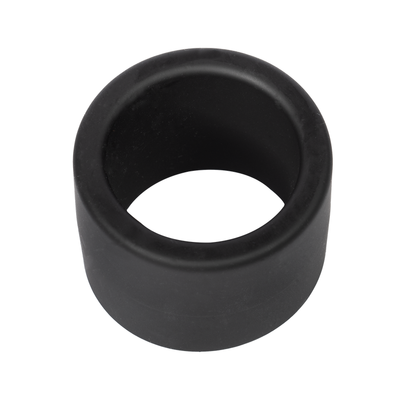 Rimba - Siliconen Scrotumring - Ballstretcher - Hoogte 40 mm - Zwart-Erotiekvoordeel.nl