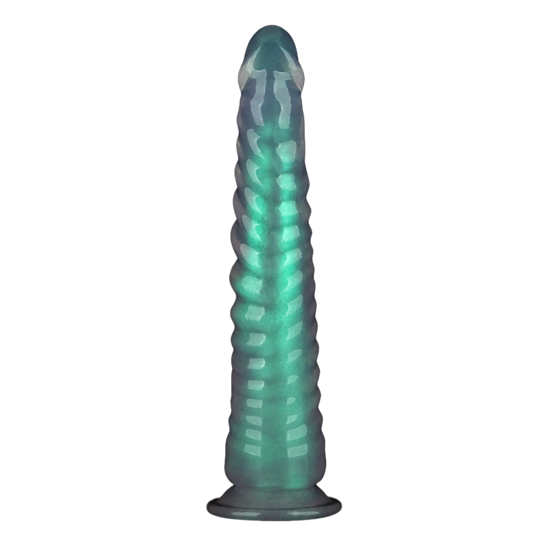 LoveToy - Opal Pearl Sheen - Gote Dildo - 32,5 cm – Groen-Erotiekvoordeel.nl