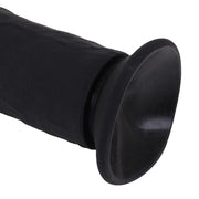 Kiotos Cox - Siliconen Dildo Met Zuignap 23 x 5 cm - Zwart-Erotiekvoordeel.nl